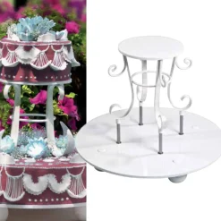 Presentoir Romantique 2 Plateaux>Cerf Dellier Clearance