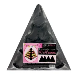 Pyramide À Macarons Noire Patisdecor>Cerf Dellier