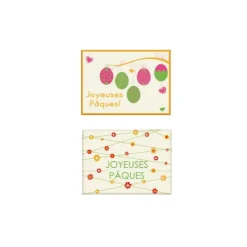 Rectangles Joyeuses Pâques Assortis Pate D'Amande (X 60) - Ddm 09/23>Cerf Dellier Discount