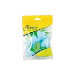 Rose Bleue Avec Feuilles (X 6)>Cerf Dellier Clearance
