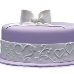 Cerf Dellier Ruban Pâte À Sucre*Ruban Pâte À Sucre Coeurs H 5 Cm (1,25 M)