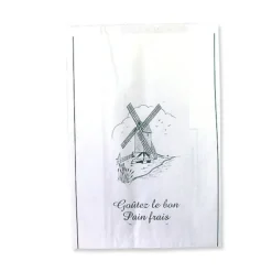 Sac A Pain Rond Kraft Blanchi X1000>Cerf Dellier Sale