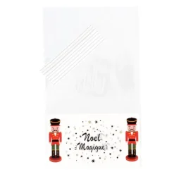 Sachets Bonbons Casse-Noisettes + Liens 14 X 23 Cm (X10)>Cerf Dellier Clearance