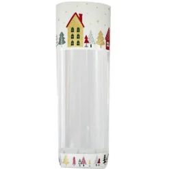 Sachets Polypro Village De Noël 10 X 22 Cm (X5)>Cerf Dellier New