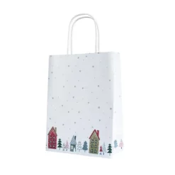 Sacs Papier Village De Noël (X25)>Cerf Dellier