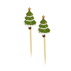 Sapin De Noël Decore Sur Pique (X50)>Cerf Dellier