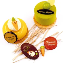 Sceaux Joyeuses Pâques Chocolat Blanc (X 70) - Ddm 09/23>Cerf Dellier Clearance