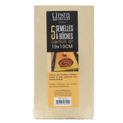Semelle A Bûche Or 19 Cm (X5)>Cerf Dellier Discount