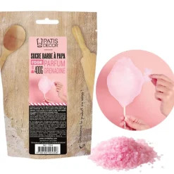 Cerf Dellier Sucre Pour Barbe À Papa*Sucre Barbe À Papa Grenadine Patisdecor 400 G