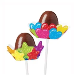 Support A Cake Pops Coeurs Etoiles Wilton (X8)>Cerf Dellier New
