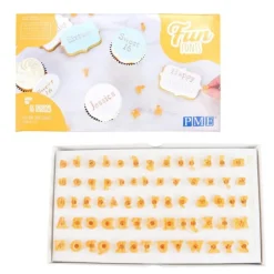 Tampons Embosseurs Alphabet Fun Fonts Pme (X66)>Cerf Dellier Sale