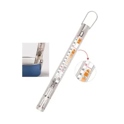 Thermomètre Confiseur Gaine Inox +80 +200C Avec Zones Couleurs>Cerf Dellier Sale