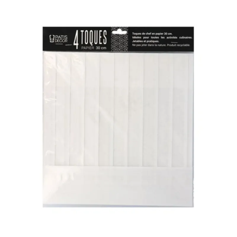 Toque En Papier Plisse H 30 Cm (X4)>Cerf Dellier Sale