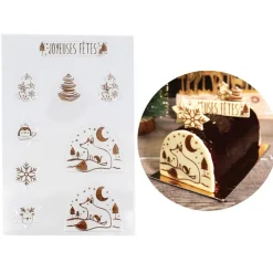 Transfert Chocolat Theme Noël Renard>Cerf Dellier New