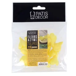 Tulipe Jaune En Azyme Patisdecor (X15)>Cerf Dellier Clearance