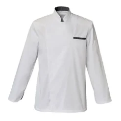 Veste Blanche Col Et Poignets Jean Manches Longues Malo>Cerf Dellier Clearance