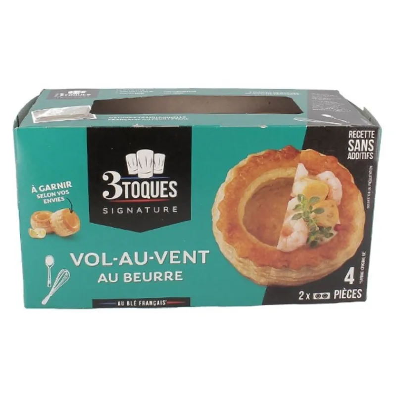 Cerf Dellier Prets A Garnir Salés*Vol-Au-Vent Au Beurre A Garnir (X4)